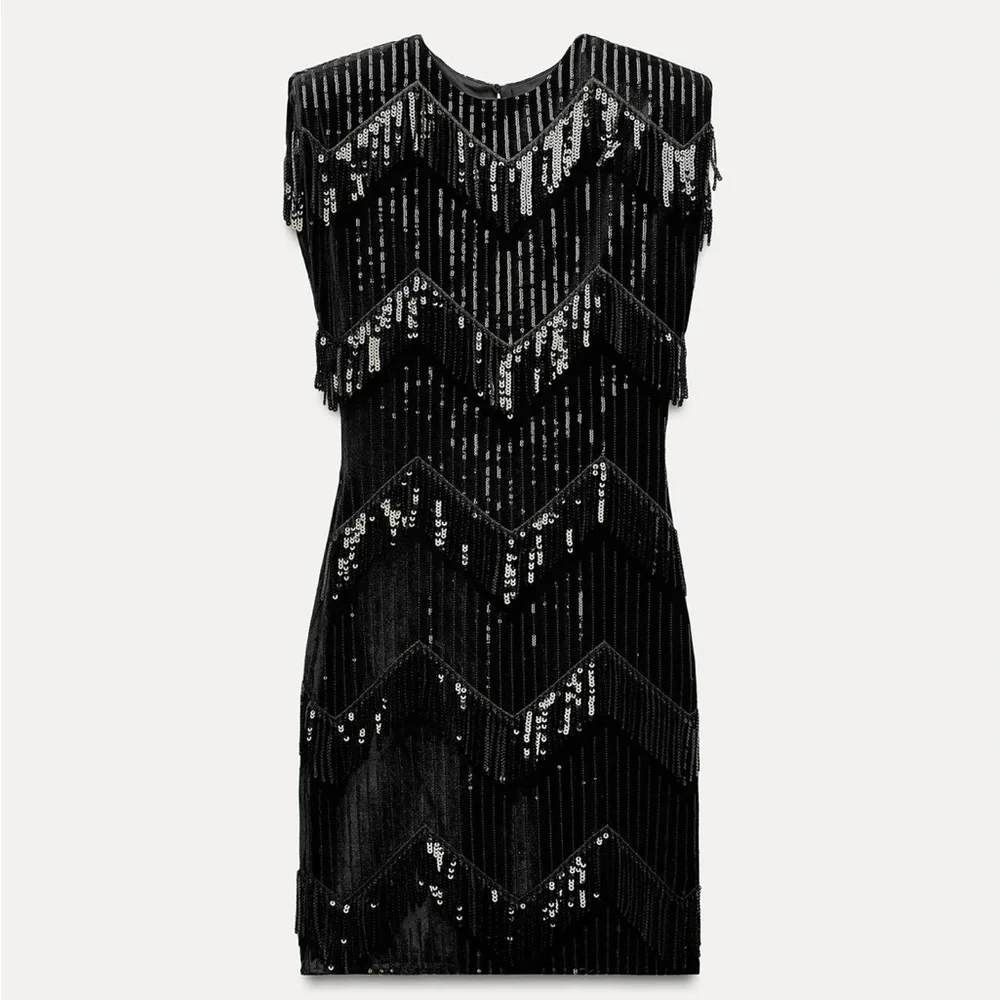 NWT ZARA  FRINGED Sequin Dress size XS AND S
🚨FIRM PRICE NO DISCOUNT - Picture 10 of 15